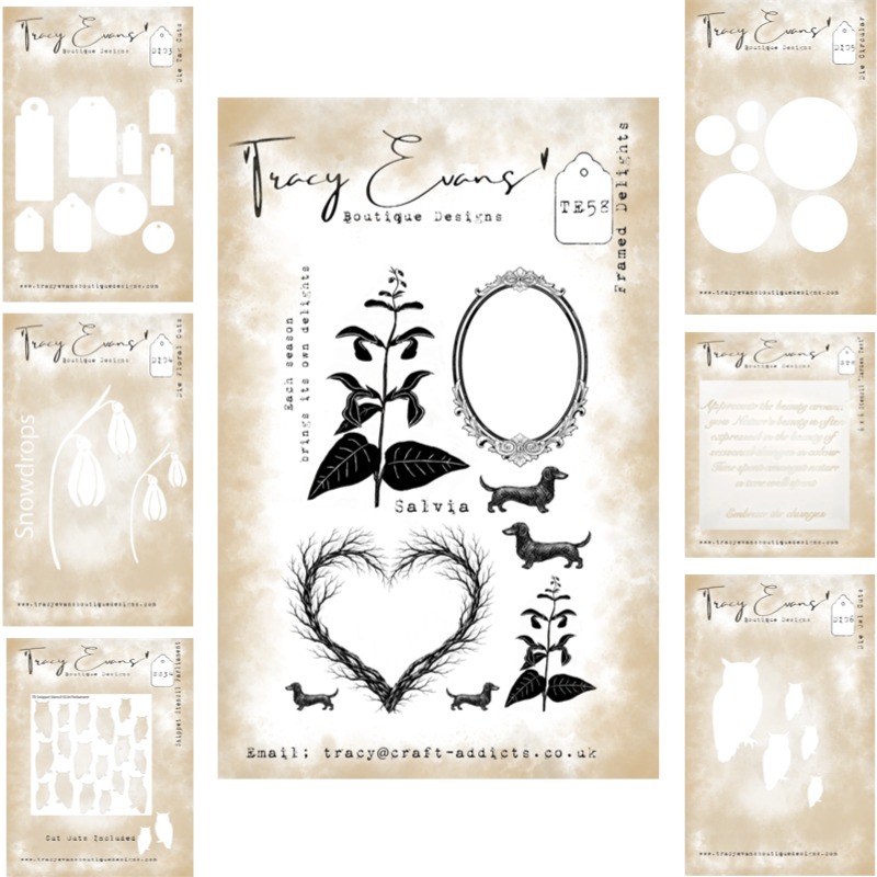 Candle Sachet - Die Schönheit einer Blume Metall-Stanzrahmen und