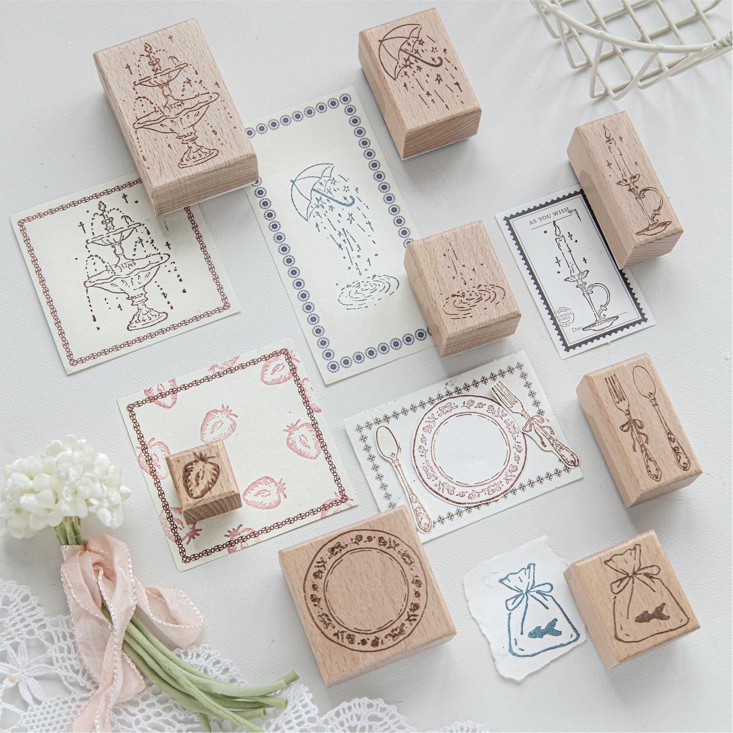 Candle Making Supplies Online - Fountain Candle Tableware Candle TablewarDesign Holzstempel