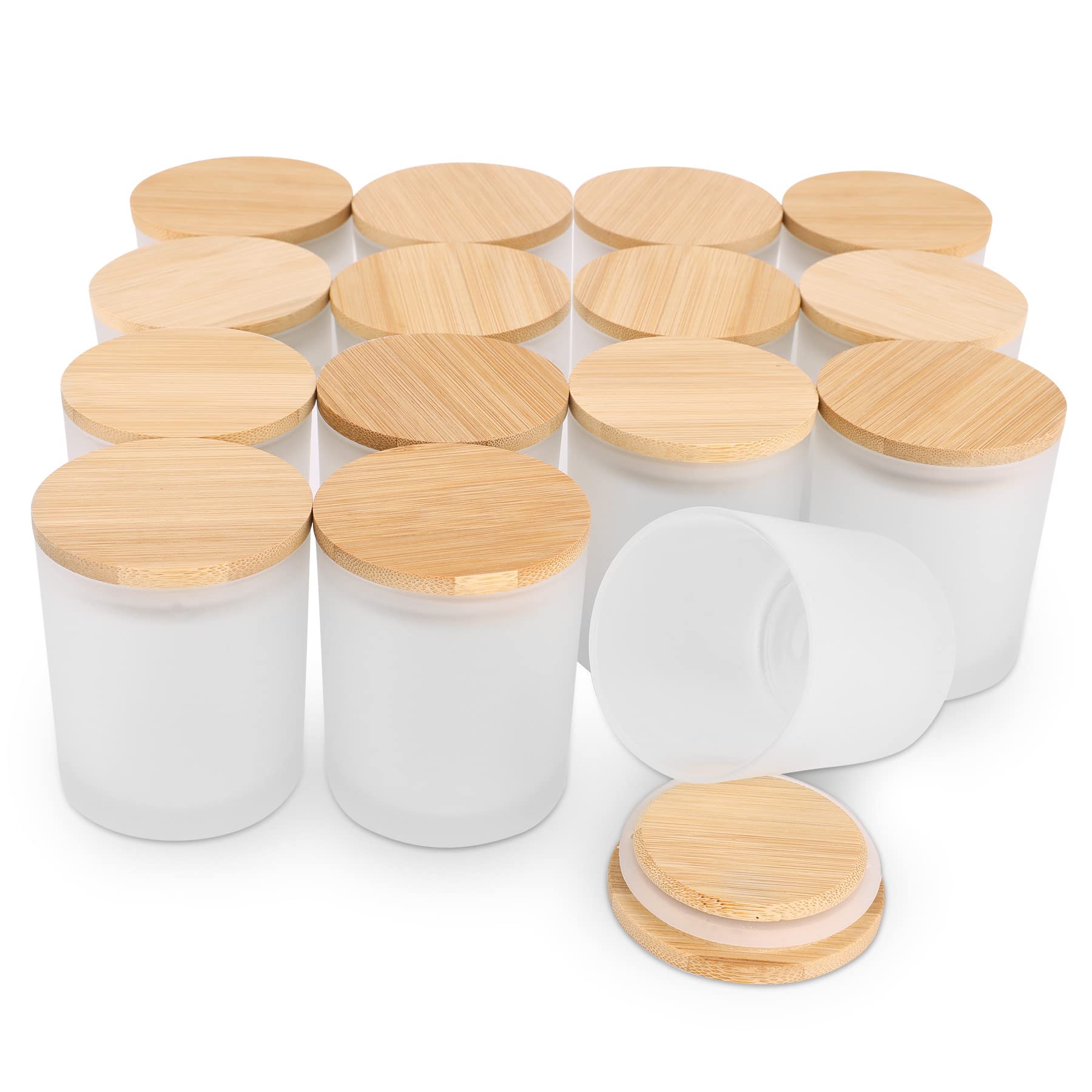 Candle Making Supplies Jars - 6er Pack 6 Unzen Milchglas aus