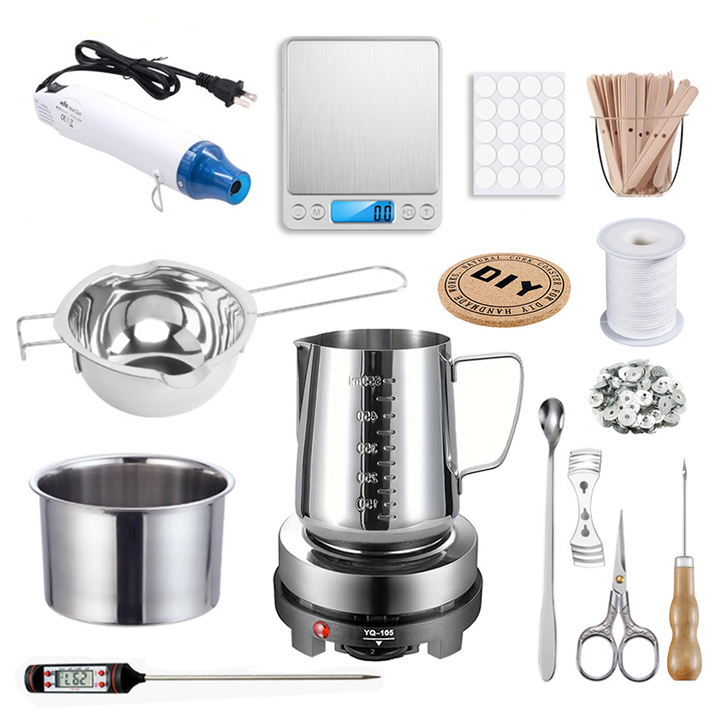 Candle Making Supplies Jars - DIY-Materialien zur Herstellung von Duftkerzen, Werkzeugset,