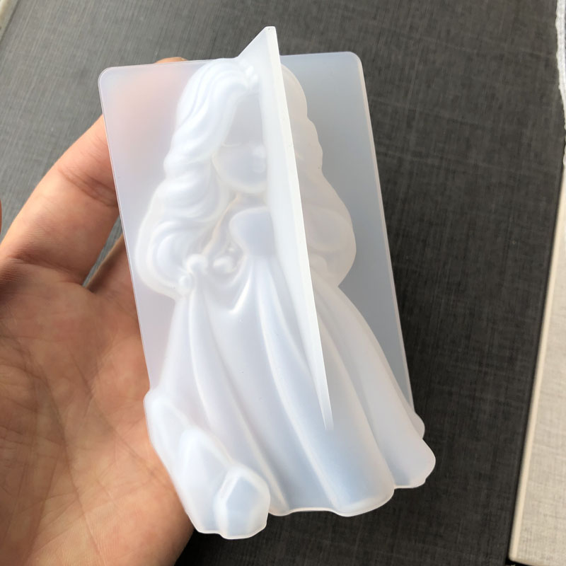 3D süße Prinzessin Silikon Ker – Candle Making Supplies Online Bewertung und Preis