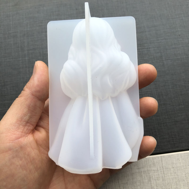 3D süße Prinzessin Silikon Ker – Candle Making Supplies Online Bewertung und Preis