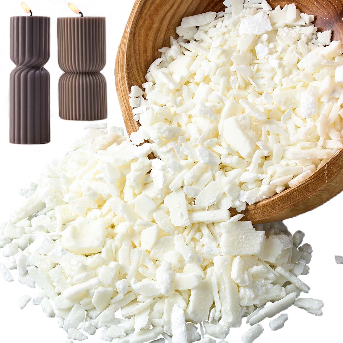 1 Pfund reinweißes Sojawachs f – Candle Making Supplies Online Bewertung und Preis