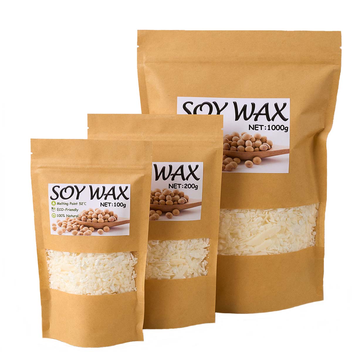 1 Pfund reinweißes Sojawachs f – Candle Making Supplies Online Bewertung und Preis