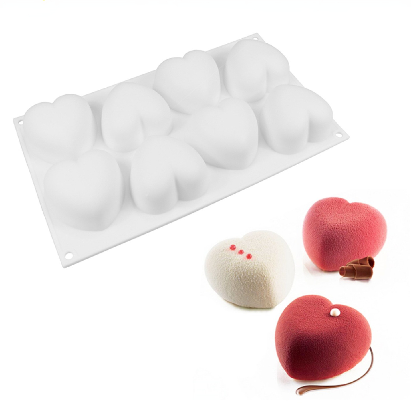 Liebe Herz Silikon Seife Form  – Candle Making Supplies Online Bewertung und Preis